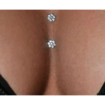 B-TOP Nalepovací Květy na tělo 2 ks Typ: Typ 1