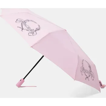 Deštník Deštník Moschino růžová barva, 8981 8981.openclose 30X, vel. ONE SIZE