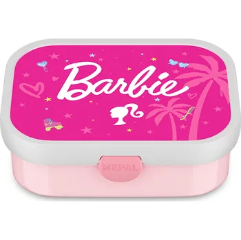 Svačinový box MEPAL BARBIE SVAČINOVÝ BOX OBĚDOVÁ KRABIČKA SENDVIČOVAČ ŠKOLY DÍTĚTE RŮŽOVÁ BEZ BPA