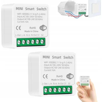 Relé PODOMÍTKOVÉ RELÉ BEZDRÁTOVÝ SPÍNAČ WiFi Modul TUYA SMART 16A