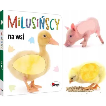 Hračka pro nejmenší KNÍŽKA PRO DĚTI MILOUŠCI NA VESNICI ZVÍŘATA K