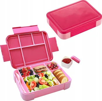 Svačinový box OBĚDOVÝ BOX 1330ML LUNCHBOX S PŘÍBORY - KRABIČKA NA JÍDLO