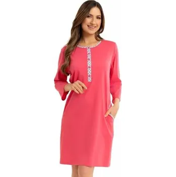 Dámská noční košile Dámská noční košile 165/51 REGINA malina (raspberry) 3XL
