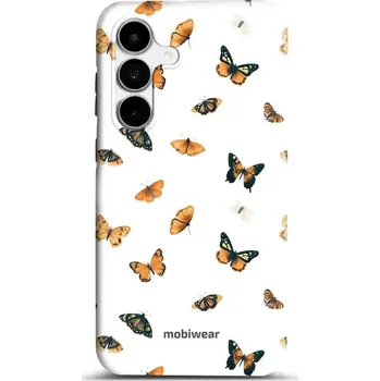 Pouzdro na mobilní telefon Odolný obal Mobiwear Elite Pro - Samsung Galaxy S25 FE - EP76E Oranžoví motýlci (Odolné pouzdro, obal kryt Mobiwear Elite Pro - maximální ochrana mobilu Samsung Galaxy S25 FE, zesílené hrany, přesné výřezy, pohodlné držení, odolná grafika, kvalitní)