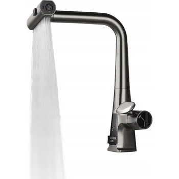 Vodovodní baterie Kuchyňská baterie stojánková ANW HOME 9002 šedá