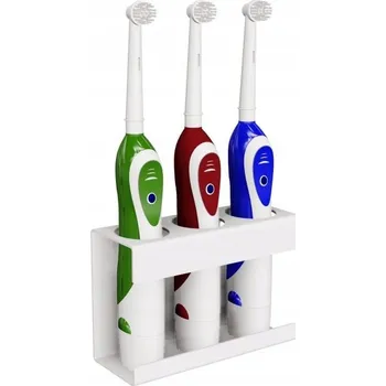 Držák na kartáček Držák na tři elektrické zubní kartáčky Andex TECHNIC Bílý