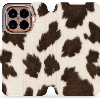 Pouzdro na mobilní telefon Flipové pouzdro Mobiwear - Xiaomi 15T Pro - V166S Hnědá strakatá (Knížkové flip pouzdro, obal, kryt na mobil Xiaomi 15T Pro - V166S Hnědá strakatá, materiál Umělá kůže + TPU - ochrana 360°, stojánek, silikonová vanička, magnetické zavírání)