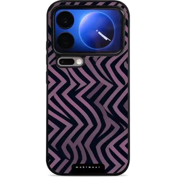 Pouzdro na mobilní telefon Lesklý kryt Mobiwear Glossy - Xiaomi 17 Pro - GA55G Fialové klikyháky (Prémiové lesklé pouzdro, obal, kryt Mobiwear Glossy na mobil Xiaomi 17 Pro - GA55G Fialové klikyháky, materiál Plast + TPU silikon - krytí po všech stranách, neošoupatelný potisk, tenk