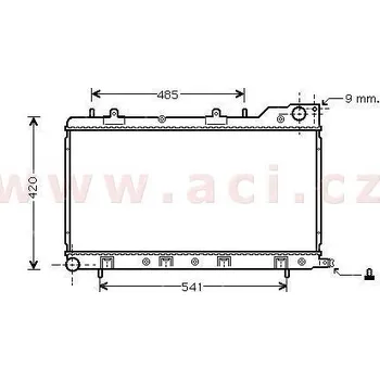 Chladič motoru Chladič, chlazení motoru ACI 51002047