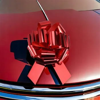 Obraz Dekorace na auto - květiny červené