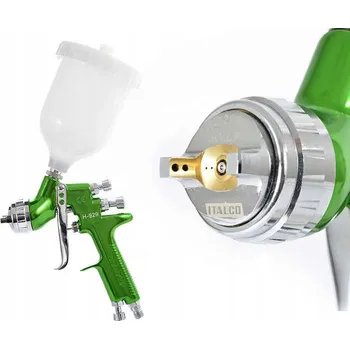 Stříkací pistole Lakovací pistole HVLP s tryskou 1,3 mm a nádobkou 600 ml ITALCO