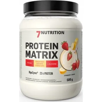 Aminokyselina 7NUTRITION PROTEIN MATRIX 500G BÍLKOVINY KAZEIN KREATIN L-GLUTAMIN