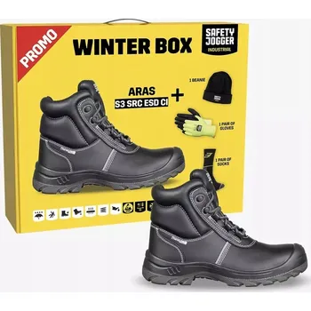 Pracovní obuv Pracovní obuv Safety Jogger Aras S3 + zimní sada, velikost 46