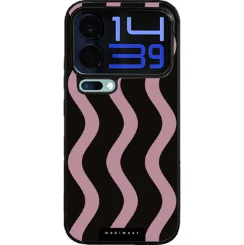 Pouzdro na mobilní telefon Lesklý kryt Mobiwear Glossy - Xiaomi 17 Pro Max - GA54G Fialové vlnky (Prémiové lesklé pouzdro, obal, kryt Mobiwear Glossy na mobil Xiaomi 17 Pro Max - GA54G Fialové vlnky, materiál Plast + TPU silikon - krytí po všech stranách, neošoupatelný potisk, tenk