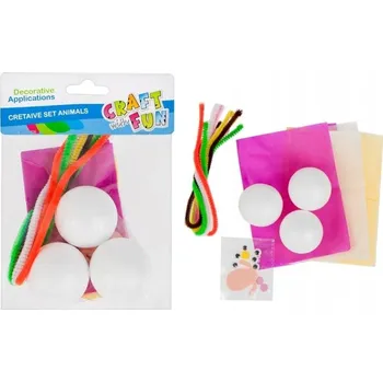 kreativní sada Kreativní sada Styroporová zvířátka CRAFT WITH FUN 445964