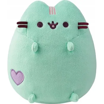 plyšák Pusheen mátová s srdíčkem plyšová hračka 19 cm Happy