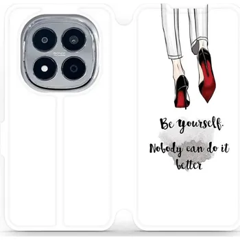 Pouzdro na mobilní telefon Flipové pouzdro Mobiwear - Xiaomi Redmi Note 15 Pro 5G - M046P Be yourself (Knížkové flip pouzdro, obal, kryt na mobil Xiaomi Redmi Note 15 Pro 5G - M046P Be yourself, materiál Umělá kůže + TPU - ochrana 360°, stojánek, silikonová vanička, magnetické)