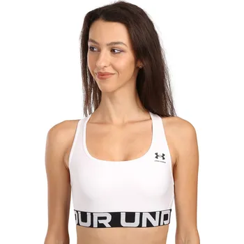 Dámská móda Dámská podprsenka Under Armour bílá (1383544 100) XL Možnost vrácení zboží ZDARMA do 120 dnů!
