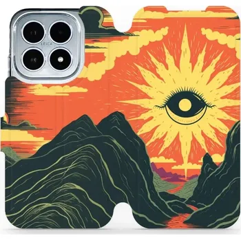 Pouzdro na mobilní telefon Flipové pouzdro Mobiwear - Xiaomi 17 - VP55S Sluneční oko (Knížkové flip pouzdro, obal, kryt na mobil Xiaomi 17 - VP55S Sluneční oko, materiál Umělá kůže + TPU - ochrana 360°, stojánek, silikonová vanička, magnetické zavírání)