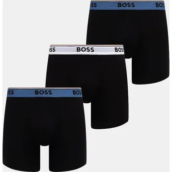Boxerky BOSS BoxerBr 3P Power 3-pack 50554694 černá 99X, vel. L