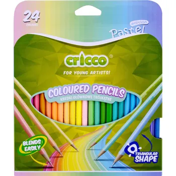 Pastelka CRICCO trojúhelníkové pastelové Pastelky 24