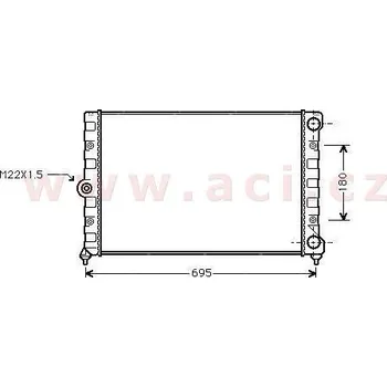 Chladič motoru Chladič, chlazení motoru ACI 58002109
