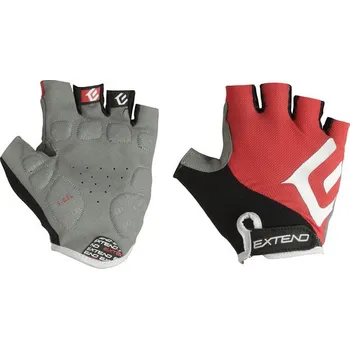 Cyklistické rukavice Extend rukavice pánske GRISP red-white (Extend rukavice pánske GRISP red-white)