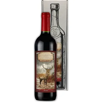 Mediabox spol. s r.o. Dárkové víno pro myslivce - Merlot 0,75 750 ml