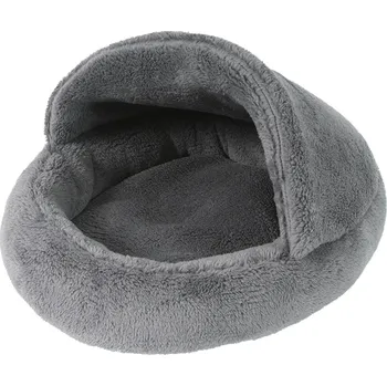 Pelíšek pro psa HUGS by Akinu Bačkora pro psy šedá 42 x 36 cm