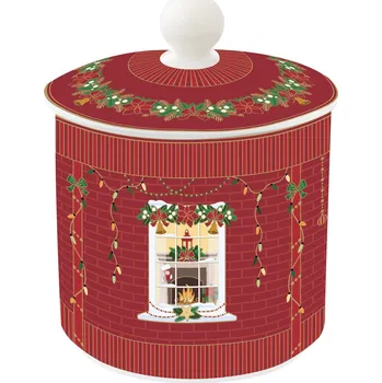 Dóza na potraviny Porcelánová dóza Festive Avenue