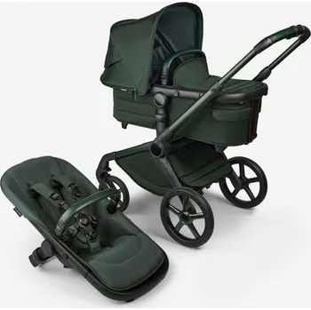 Kočárek Bugaboo Fox 5 complete Noir Limited Editon Midnight Green