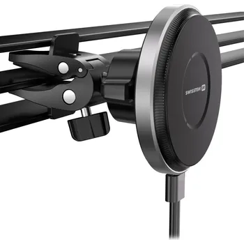 Swissten magnetický držák do ventilace auta airhold s bezdrátovým nabíjením 15w / 7,5w (kompatibilní s magsafe)