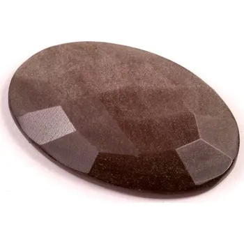 Sběratelství Kabošon Broušený Stříbrný Obsidián č.6719 (30x19x5mm)