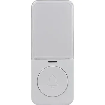 Stavební výplň Solight 1L69T Bezdrátové tlačítko pro 1L69 sérii, 200m, bílé, learning code, kryt na jmenovku