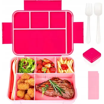 Svačinový box SNÍDAŇOVÝ BOX LUNCHBOX OBĚDOVÝ BOX DO ŠKOLY PRÁCE KRABIČKA 1330ML