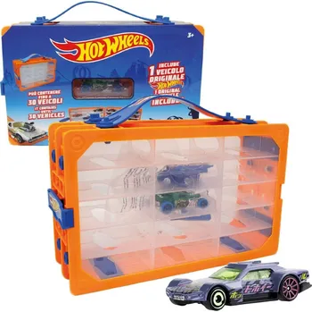 autíčko Hot Wheels 42042 sběratelský kufřík 30 ks + autíčko