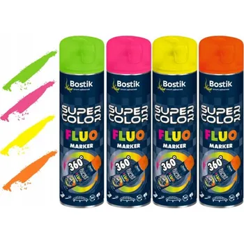 Tmel BOSTIK Geodetický lak ( značkovací ) Super Color 500 ml Barva: Žlutá