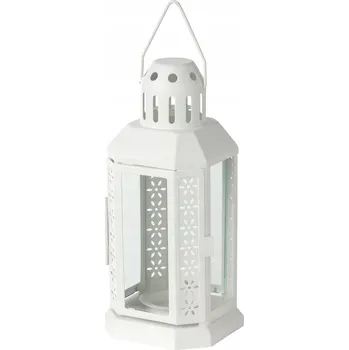 Obraz IKEA ENRUM LATARENKA LUCERNA / LAMPION BÍLÝ 22 CM