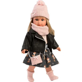 Llorens 540c Carla - realistická panenka s měkkým látkovým tělem - 40 cm, bez oblečků