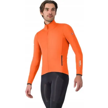 Cyklistická bunda Zimní cyklistická bunda Castelli Alpha 150 oranžová vel XXL