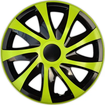 Poklice na kolo Poklice na kola NRM Draco černá/ zelená 16" (Kryty kol)