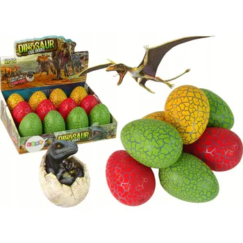 Velké Dino Zkamenělé Vejce s Líhnutím Dinosaurus 8 cm