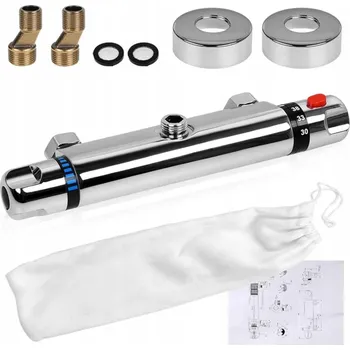 Vodovodní baterie TERMOSTATICKÁ BATERIE DO SPRCHOVÉHO KOUTU, SPRCHOVÁ TERMOSTATICKÁ, CHROM