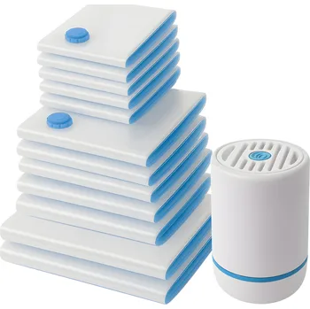 Povlečení 12x Vakuové pytle na Povlečení, deky, oblečení 40-70 cm + Elektrická pumpička