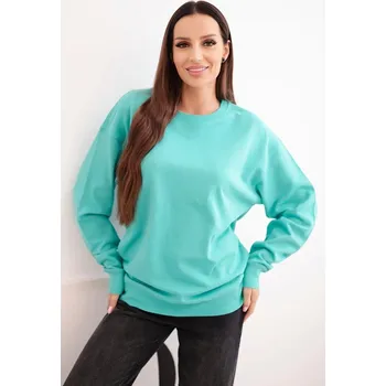 Dámská mikina Kesi Dámská mikina bez kapuce Krelock mátová S