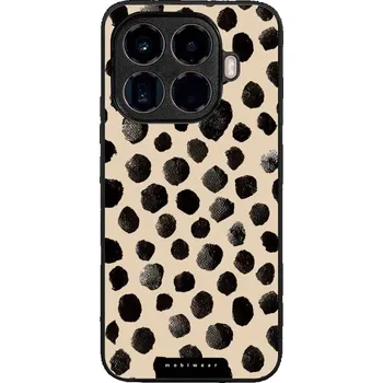 Pouzdro na mobilní telefon Lesklý kryt Mobiwear Glossy - Xiaomi 15T Pro - GA50G Černé puntíky (Prémiové lesklé pouzdro, obal, kryt Mobiwear Glossy na mobil Xiaomi 15T Pro - GA50G Černé puntíky, materiál Plast + TPU silikon - krytí po všech stranách, neošoupatelný potisk, tenké)