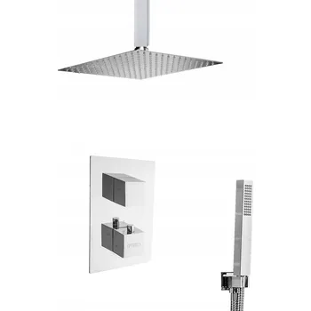 Vodovodní baterie Podomítková sprchová baterie Sannit Silver, stříbrná