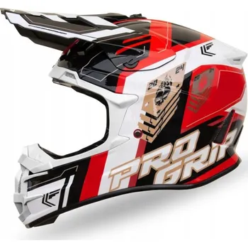 Helma na motorku PROGRIP 2024/06 CROSS HELMA PG3080 SPIRITS ČERVENÁ BÍLÁ ČERNÁ VEL.