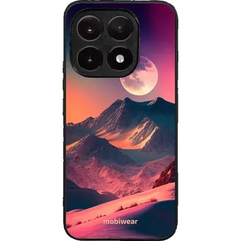 Pouzdro na mobilní telefon Lesklý kryt Mobiwear Glossy - Xiaomi 15T - G008G Pahorky s měsícem (Prémiové lesklé pouzdro, obal, kryt Mobiwear Glossy na mobil Xiaomi 15T - G008G Pahorky s měsícem, materiál Plast + TPU silikon - krytí po všech stranách, neošoupatelný potisk, tenké)