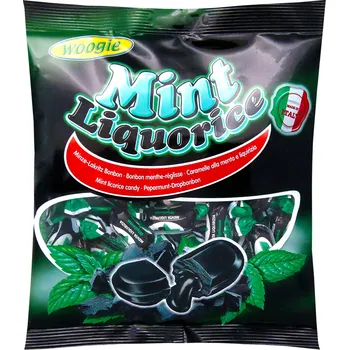 Bonbon Woogie Lékořicové bonbony s mátou 170g - originál z Německa